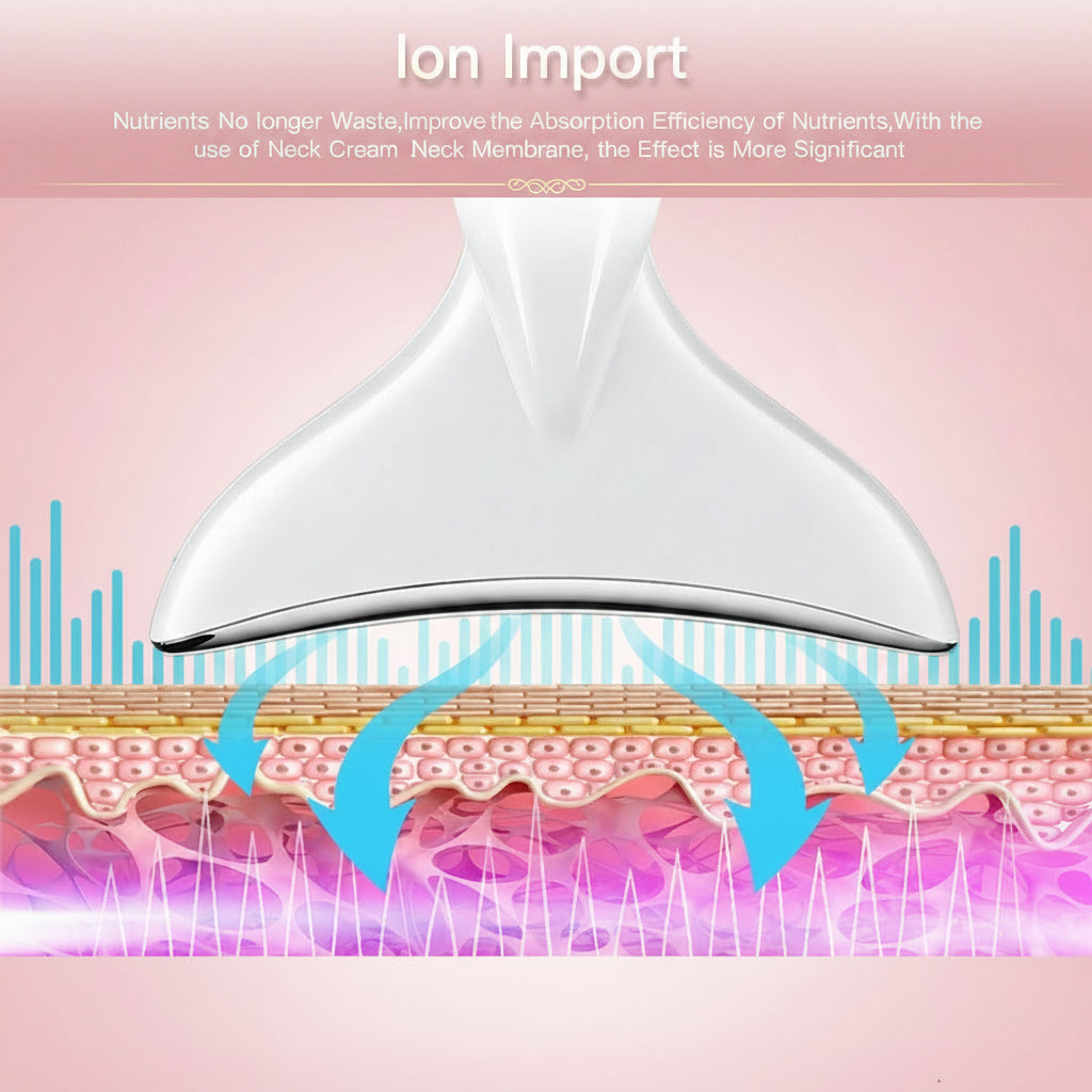 Neck Face Beauty Device LED Photon Therapy